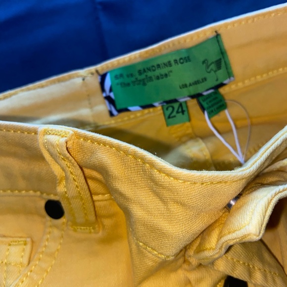 Free People Sandrine Rose Yellow Size 24 - Picture 1 of 10